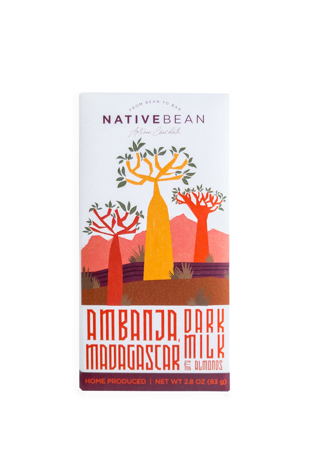 Native Bean Madagascar Dark Milk Almonds